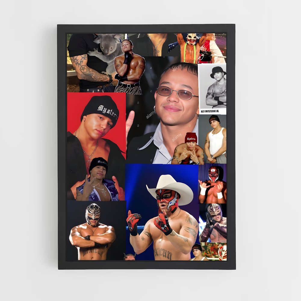 Poster Rey Mysterio en Action (vue 2)